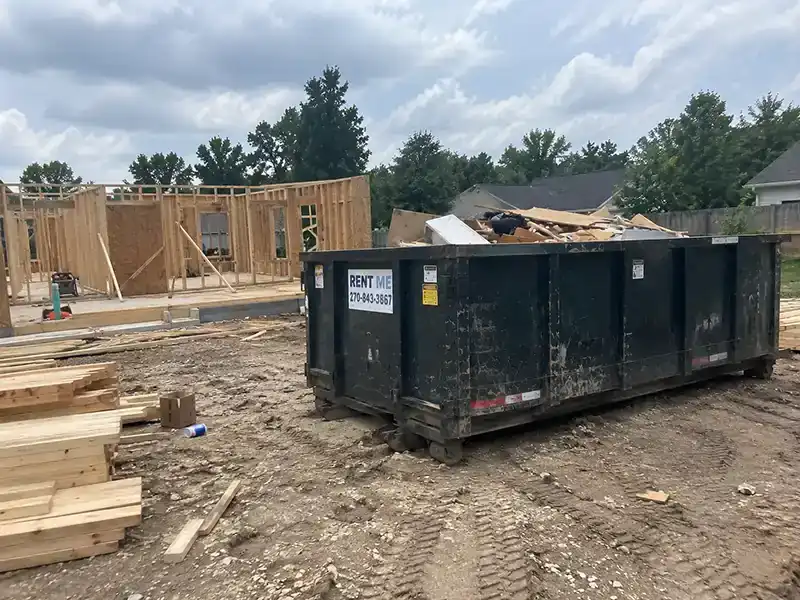 New construction dumpster rental in Touissant Springs, Bowling Green KY